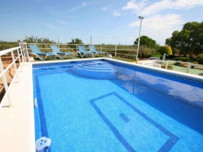 Villa rústica en Ametlla de Mar para 8 con piscina privada y jardín, cerca de la playa - HISP-217-13